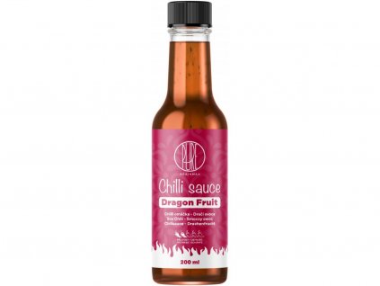 BrainMax Pure Chilli sauce, Dragon Fruit (chilli omáčka, dračí ovoce), 200 ml