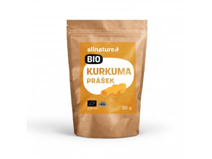 Allnature Kurkuma prášek BIO, 50 g