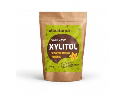 Allnature Xylitol s mletou vanilkou, 50 g