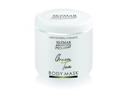 Hristina Přírodní maska na tělo a obličej zelený čaj, 500 ml
