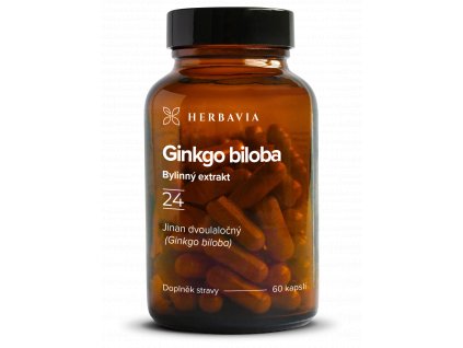 Herbavia Ginkgo biloba, 60 kapslí