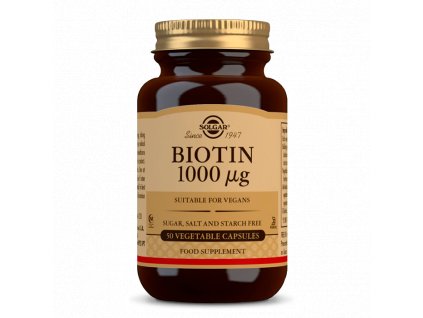 Solgar Produkty Web profil Biotin