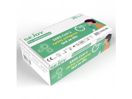 sejoy sars cov 2 antigen rapid test cassette saliva 20ks ze slin