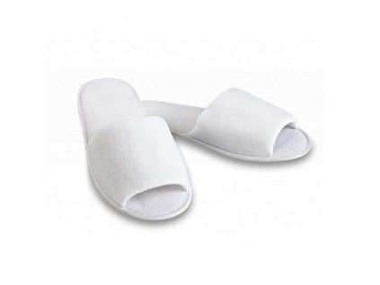 pantofle hotelum plus bile otevrene 28 x 11 cm
