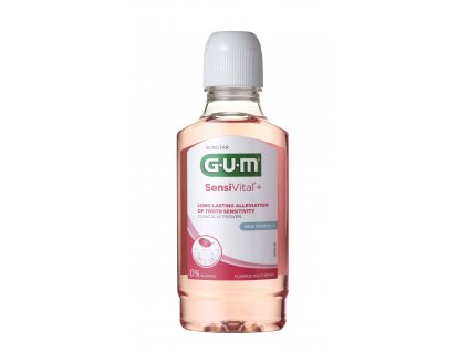 GUM SensiVital+ ústní voda (výplach) pro citlivé zuby s CPC 0,07 %, 300 ml