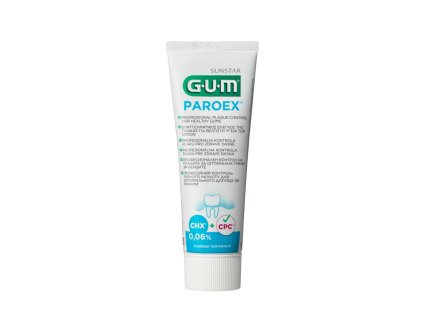 GUM PAROEX zubní pasta (CHX 0,06 % + CPC 0,05 %), 75 ml