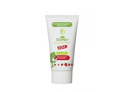 BioMin F gelová zubní pasta pro děti- jahoda, 37,5 ml