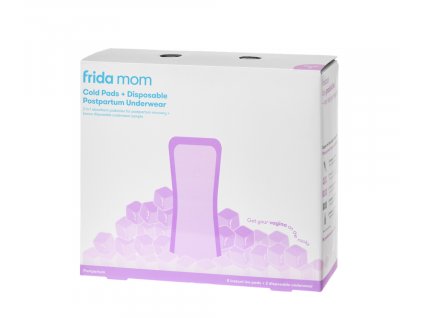 Frida Mom chladicí absorpční Ice Maxi vložky + jednorázové poporodní kalhotky