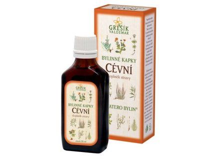 Cévní kapky 50 ml GREŠÍK-Z-40% líh, Devatero bylin kapky
