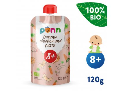 SALVEST Põnn BIO Kuřátko s těstovinami (120 g)