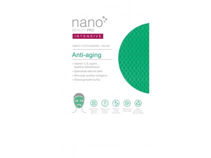 nanobeauty pro anti aging pletova maska intensive