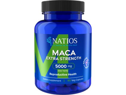 Natios Maca Extract 5000 mg, 90 kapslí