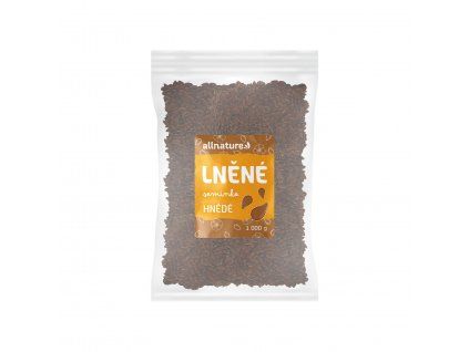 Allnature Lněné semínko hnědé, 1000 g