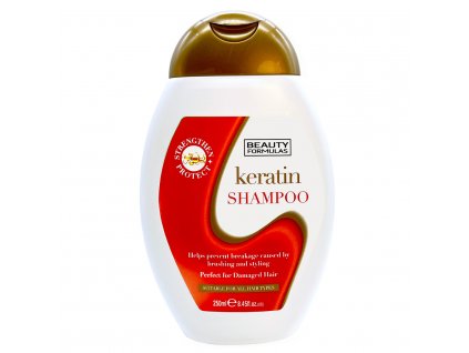 Beauty Formulas Šampón s keratinem pro poškozené vlasy, 250ml