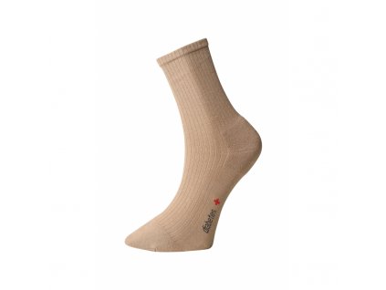 Ovecha Ponožky s jemným sevřením lemu, béžové, vel. 23-24