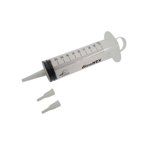 ZARYS International Group dicoNEX jednorázová katétrová stříkačka 3dílná, 100ml, konus středový, sterilní, 25ks