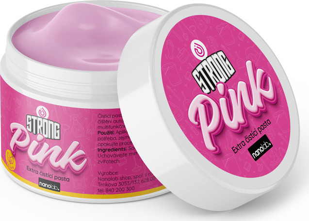 Nanolab Strong PINK čistící pasta 500g Balení: 500 g