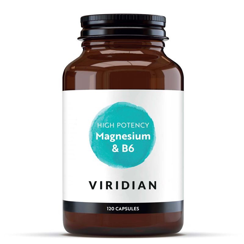 Viridian High Potency Magnesium with B6 120 kapslí