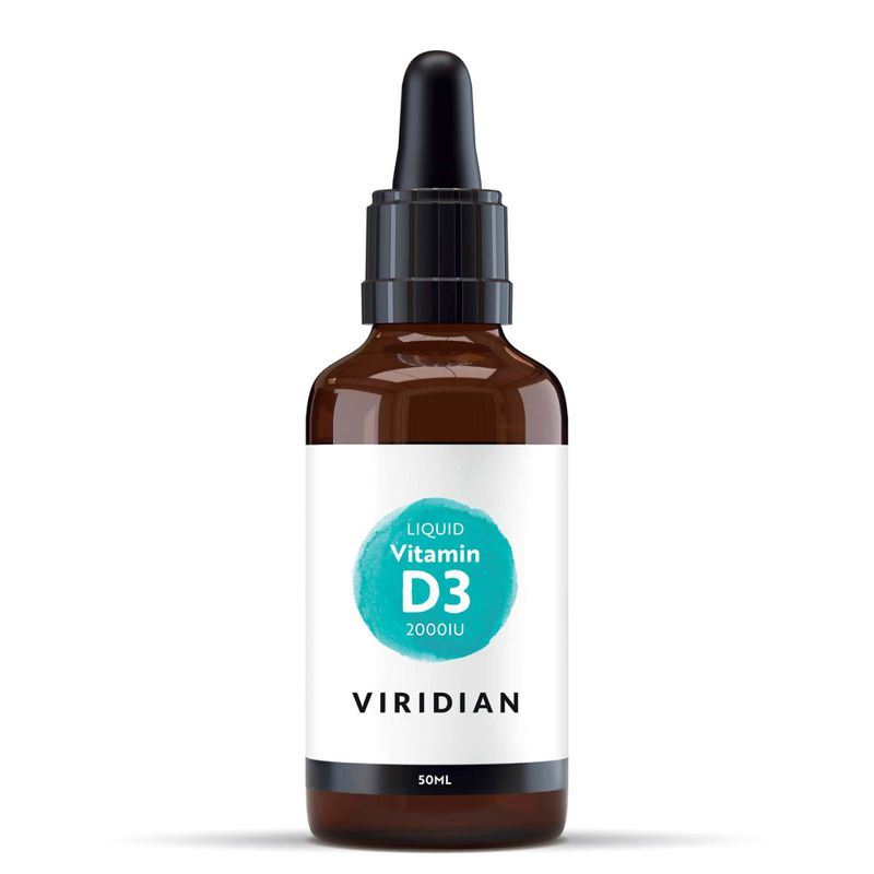 Viridian Nutrition Viridian Liquid Vitamin D3 2000IU 50ml