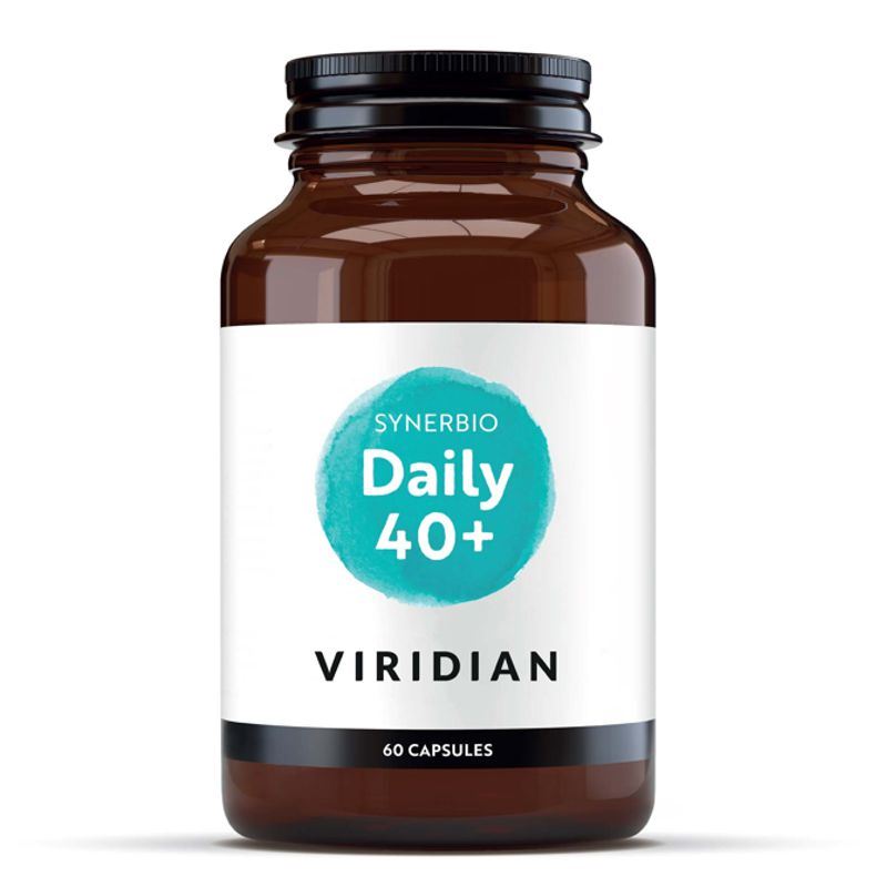 Viridian Nutrition Synerbio 40+ 60 kapslí (Směs probiotik a prebiotik)