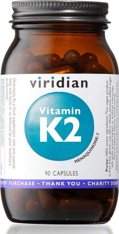 Viridian Nutrition Viridian Vitamin K2 90 kapslí