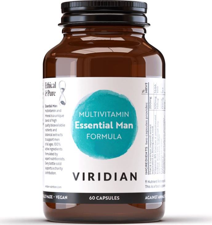 Viridian Nutrition Viridian Essential Man Formula, 60 ks