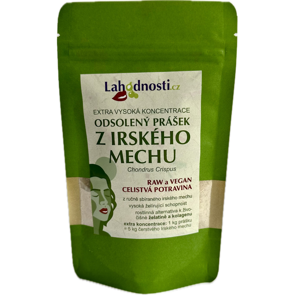 Lahodnosti Odsolený prášek z Irského mechu, 70 g