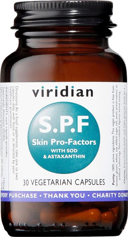 Viridian Nutrition Viridian S.P.F Skin Pro Factor, 30 ks