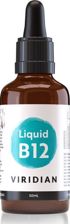 Viridian Nutrition Liquid Vitamin B12 500µg 50ml