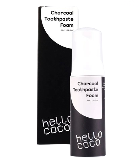 hello coco Pěnová zubní pasta Mint, 50 ml