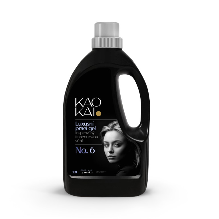 KAO KAI. Prací gel z Marseillského mýdla No. 6, 40PD, 1,5l Objem: 1,5L, Pracích dávek: 40