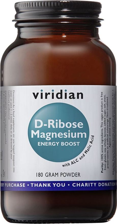 Viridian Nutrition D-Ribose Magnesium 180g (D-ribóza)