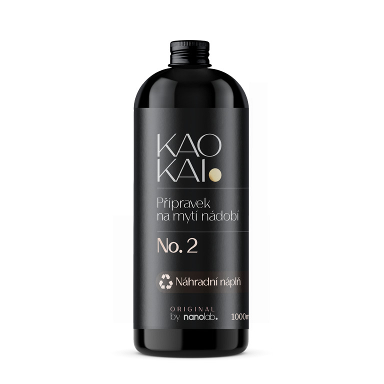 Nanolab KAO KAI. Přípravek na mytí nádobí No. 2 Objem: 1000 ml náhradní náplň