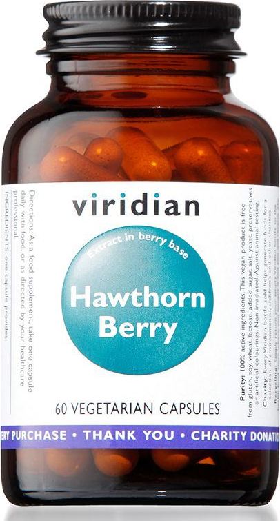 Viridian Hawthorn Berry 60 kapslí
