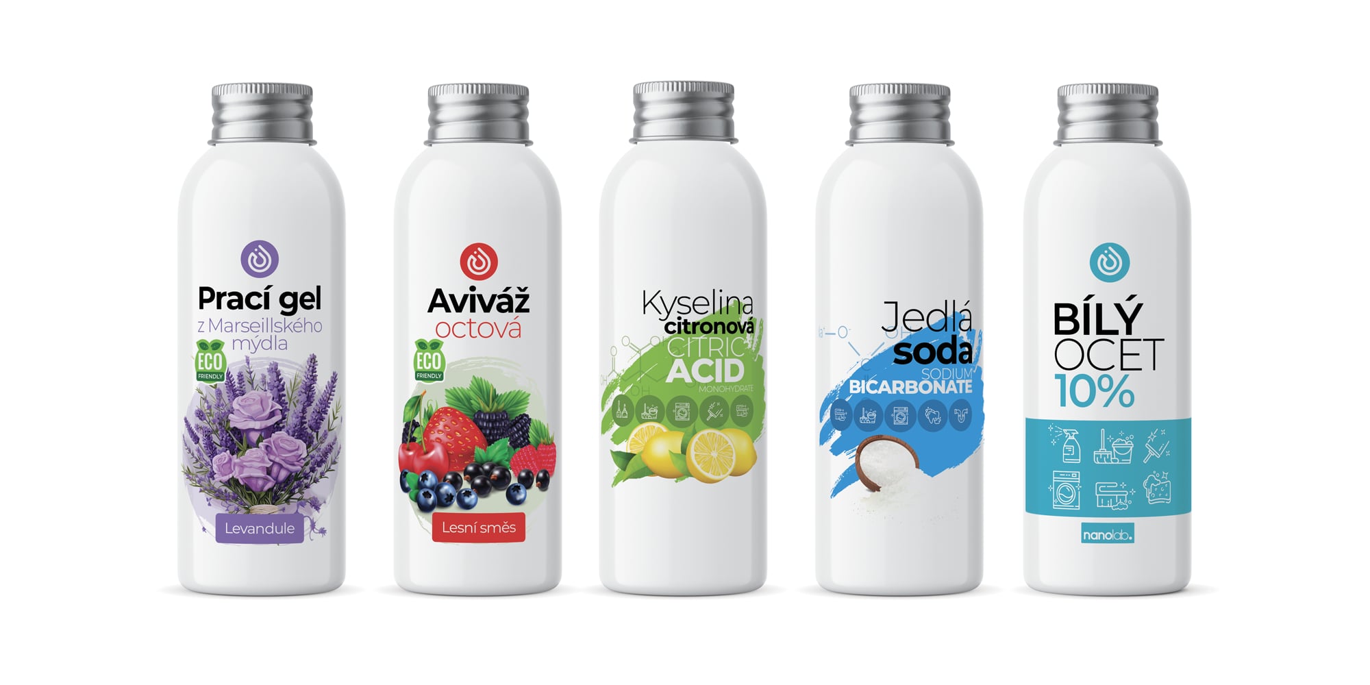 Nanolab Seznamte se... Sada testerů čistících prostředků