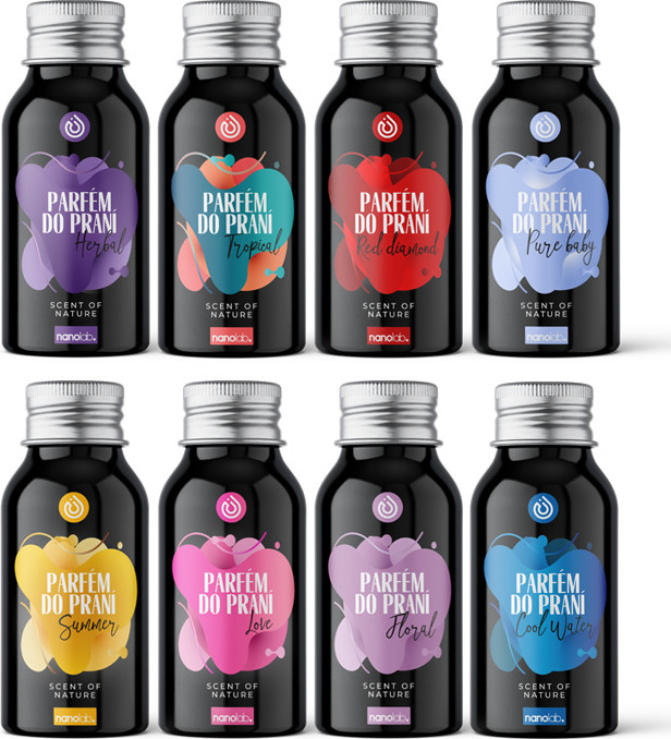Nanolab Testni to... Parfém do praní, Sada 8 ks