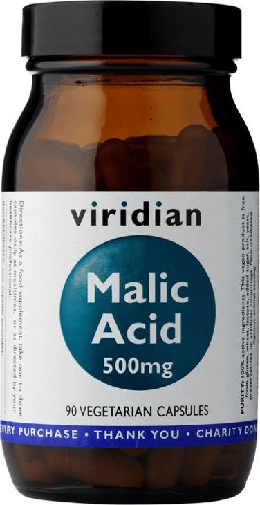 Viridian Nutrition Viridian Malic Acid, 90 kapslí