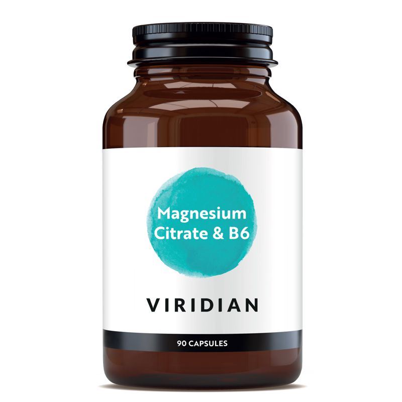 Viridian Nutrition Viridian Magnesium Citrate s Vitamínem B6 90 kapslí