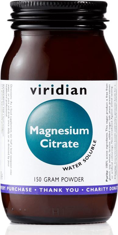 Viridian Nutrition Viridian Magnesium Citrate Powder 150g