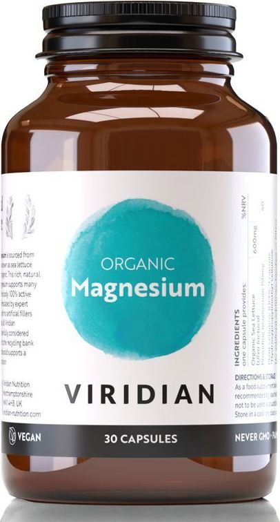Viridian Nutrition Magnesium 30 kapslí Organic