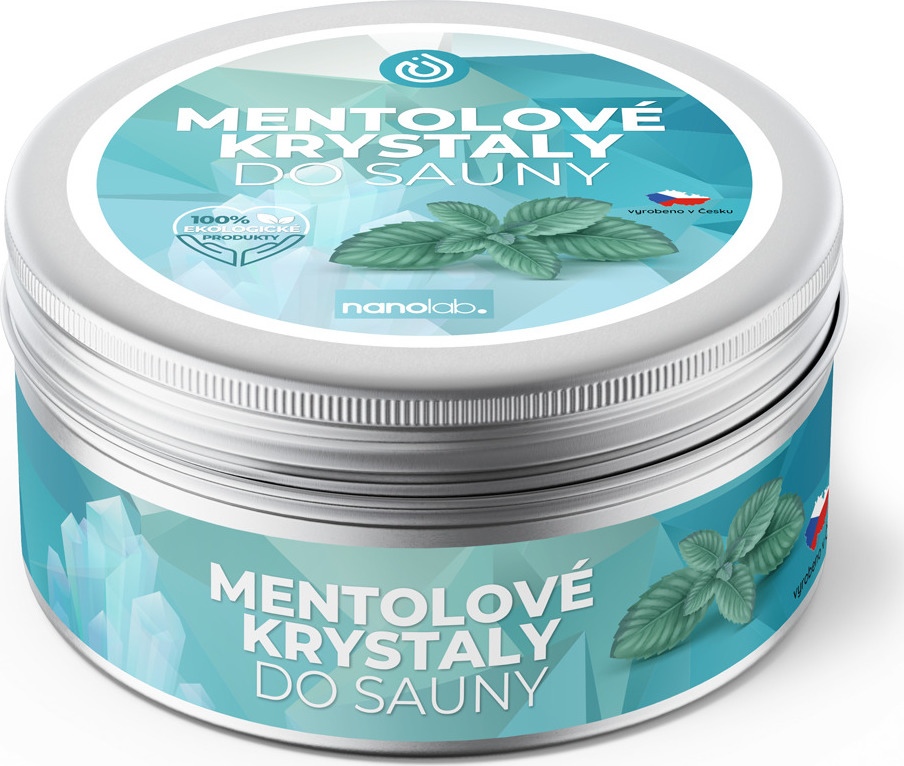 Nanolab 100% Přírodní mentolové krystaly do sauny, 100g