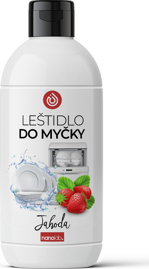 Nanolab Přírodní leštidlo do myčky s vůní jahody, 500 ml