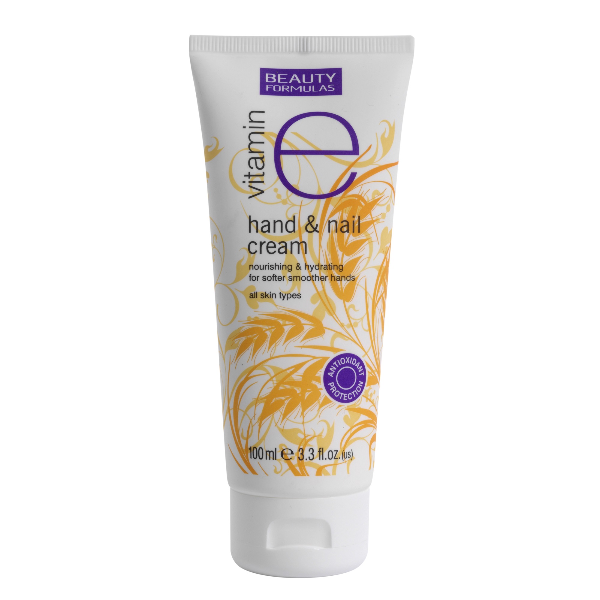 Beauty Formulas Antioxidační krém na ruce a nehty s vitamínem E, 100ml