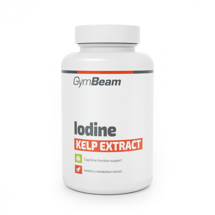 GymBeam Jód extrakt z kelpu, 90 kaps.