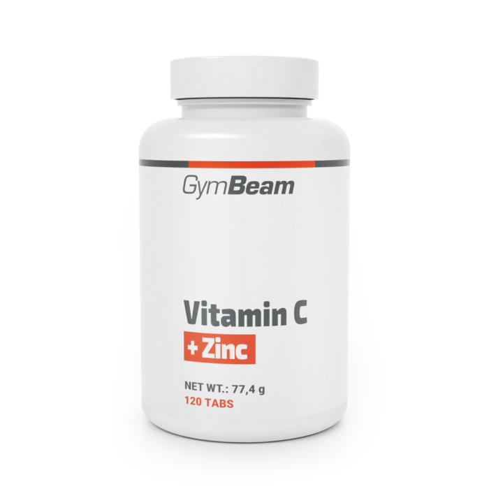 GymBeam Vitamín C + zinek, 120 tab.