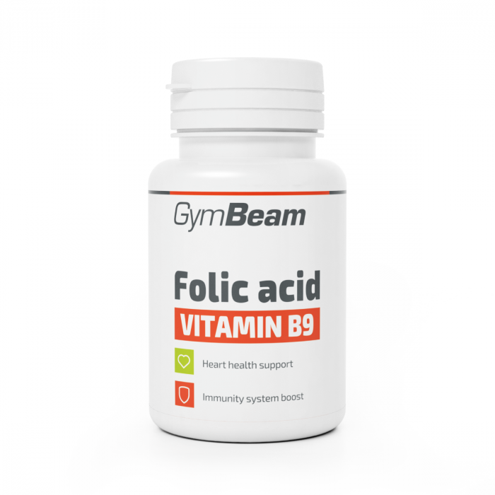 GymBeam Kyselina listová (vitamín B9), 90 tab.