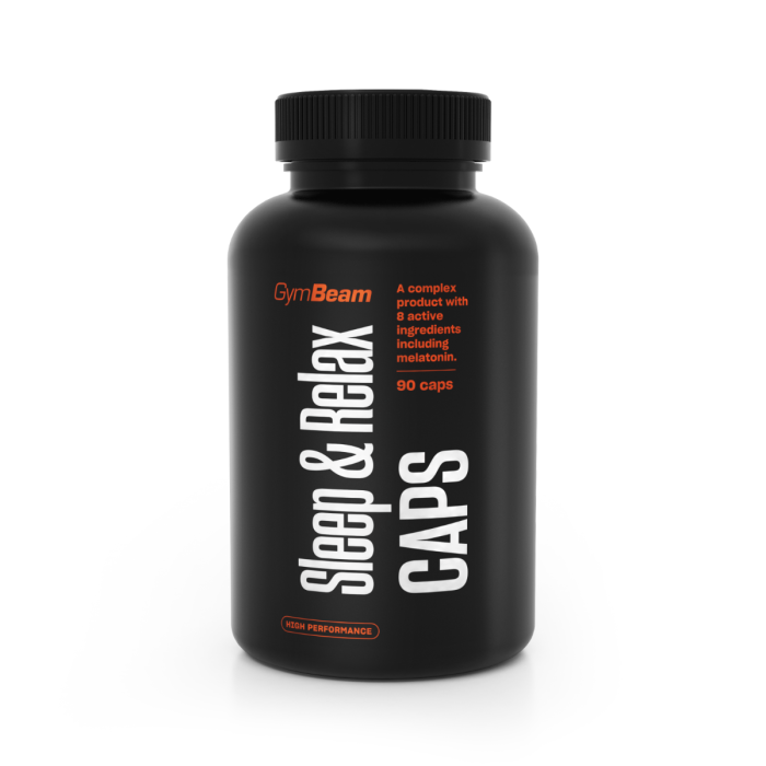 GymBeam Sleep & Relax CAPS, 90 kaps.