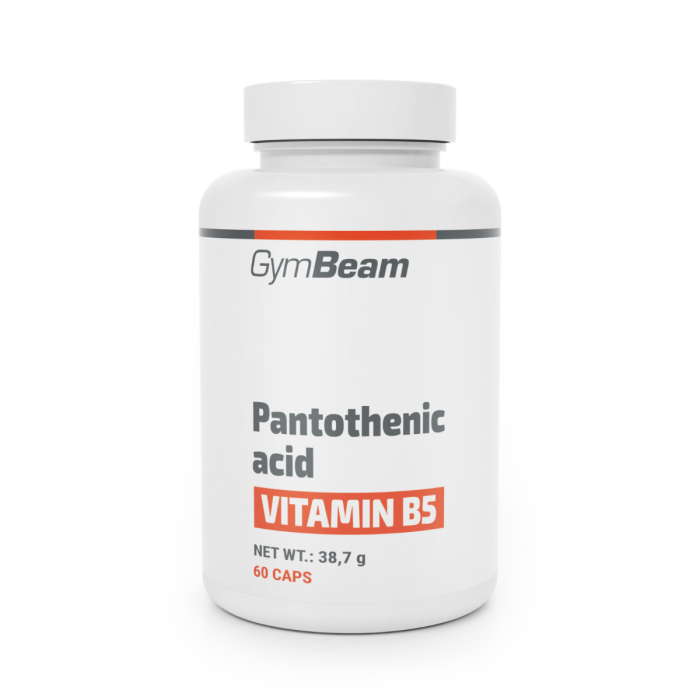 GymBeam Kyselina pantotenová (vitamín B5), 60 kaps.