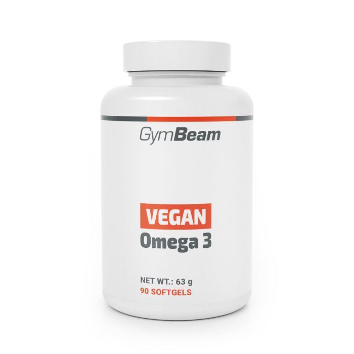 GymBeam Vegan Omega 3, 90 kaps.