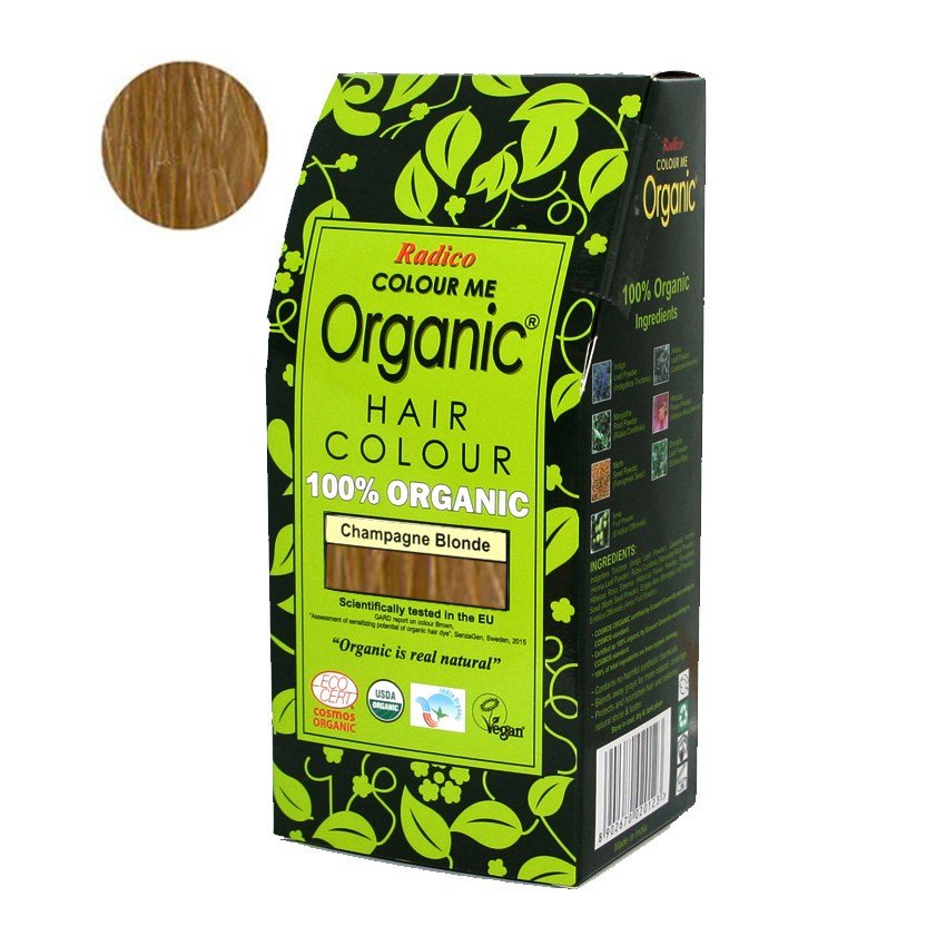 Radico Přírodní barva na vlasy BIO - šampaňská blond, 100 g